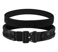 KRYDEX GEAR Cintura a sgancio rapido Molle, 4,4 cm, tattica interna ed esterna (MCBK, M)