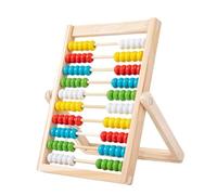 KRYMSON 1 pezzo abaco per bambini, telaio per bambini, abaco della scuola primaria, in legno, aiuto per la calcolatrice, giocattolo educativo, adatto per rastrelli matematici per bambini