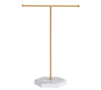 KRYMSON 1 supporto per gioielli in metallo, a forma di T, adatto per collane, bracciali, orecchini, anelli, orologi ecc