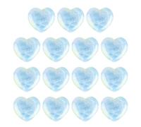 KRYMSON 15 cristalli curativi, pietre d'amore, pietre di cuore, cristalli di palma, ornamenti in pietra per alleviare lo stress, yoga, ecc.