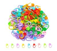 KRYMSON 200 marcatori colorati per maglieria, uncinetto, aghi in plastica, marcatore per cuciture, passanti per cucitura, pennarelli a maglia multicolore, per lavori a maglia, uncinetto o fai da te