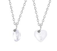 KRYMSON Collana con dente di leone, da donna, con ciondolo a forma di fiore di nascita, regalo di tarassaco, collana personalizzata in rilievo, Vetro