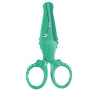 KRYMSON Forbici di sicurezza per bambini, Ergonomico, Verde, 120 x 62 mm, 1 unità