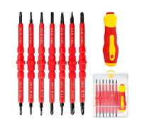KRYMSON Set di Cacciaviti Isolati 7 in 1, Cacciavite Magnetico Multifunzionale, Set di Strumenti di Riparazione