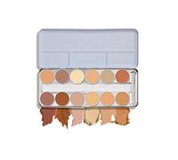 Kryolan 75004 Dermacolor Camouflage Creme Palette 12 Colors, 4 Color Options: A, B, C, Caribbean (C) by Kryola