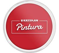 Kryolan Pintura Water Color - Trucco da 25 ml, colore: Ruby, lavabile, vegano, senza profumo, senza parabeni, senza glutine, ideale per bambini, feste, carnevale, Halloween e Halloween