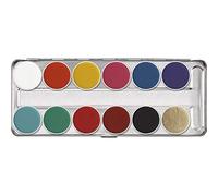 Kryolan TRUCCO TAVOLOZZA vari formati make up bodypainting (Aquacolor, 12 colori 01104FP)