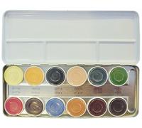 Kryolan TRUCCO TAVOLOZZA vari formati make up bodypainting (Supracolor, 12 colori 01004FP)