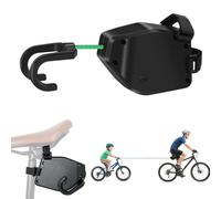 Kryolithm Fune di traino per bicicletta per bambini, corda di trazione retrattile da 2,5 m, per genitori e bambini, capacità di carico di 226,7 kg, per MTB e bicicletta, asta di traino retrattile per