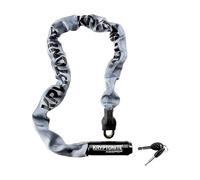 Kryptonite Kit Catena + Lucchetto Antifurto Keeper Rosso 85 cm