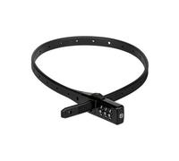 Kryptonite Lucchetto a scatto per bicicletta, leggero, antifurto, compatto, a 3 cifre, con combinazione ripristinabile, multiuso, lucchetto regolabile per biciclette, caschi, sci, armadi, bagagli