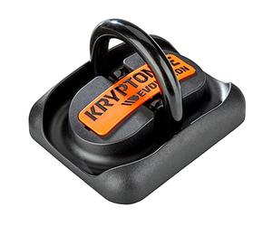 Kryptonite Evolution Ancoraggio a Terra, Bici e Moto, 0,95 kg | Punto di Ancoraggio Permanente per Pavimento e Parete, Arco da 14 mm e Base in Acciaio Temprato, per Interni ed Esterni,