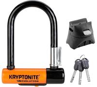 Kryptonite 0720018002062 Blocco Disco Evolution Mini-5 con Supporto Flexframe-U, 14cm 8,4cm