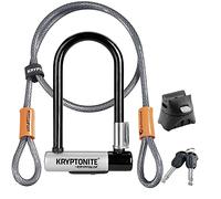 Kryptonite Lucchetto Kryptolok Mini-7 con Cavo Flessibile e Staffa Flexframe
