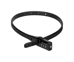 Kryptonite Lucchetto a scatto per bicicletta, leggero, antifurto, compatto, a 3 cifre, con combinazione ripristinabile, multiuso, lucchetto regolabile per biciclette, caschi, sci, armadi, bagagli