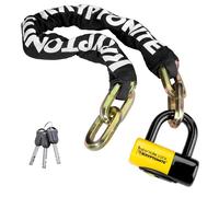 Kryptonite Kit Catena + Lucchetto Antifurto New York Nero 100 cm