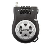 Kryptonite R2 Retractor Cavo di Sicurezza Retrattile a Combinazione | Cavo Retrattile in Acciaio da 2,4 mm, Combinazione Reimpostabile a 4 Cifre, 0,18 kg, 90 cm