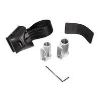 KRYPTONITE Transit Flexframe-u -, Ulock Kit Di Bloccaggio Della Staffa Del Telaio Portante Per Il Trasporto Biciclett Unisex Adulto, Nero, 25 mm x 80