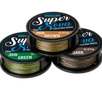 KRYSTON SUPER NOVA SOLID BAG BRAID DARK SILT 20MT 35LB CARPFISHING TERMINALE