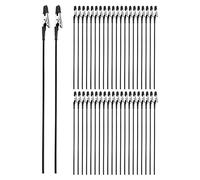 Krytavo 40PCS Coccodrillo Clip Spiedi per Pittura di Modello per Aerografo un Spruzzo Hobby Parti di Modellazione per Carta DIY Photo Memo