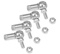 Krytavo CS8, Cuscinetto un Sfere con Perno, Perno Filettato M5X0.8Mm, Acciaio al Carbonio, Mano, 4 Pezzi, Cuscinetto un Sfere