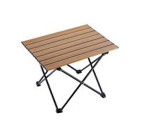 Krzaw Tavolo da campeggio pieghevole, leggero in acciaio al carbonio da 1,15 kg, con giunti a X per carichi pesanti da 25 kg, tavolo portatile arrotolabile con borsa per il trasporto, per picnic