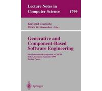 Krzysztof Czarnec Generative and Component-Based Software Engineeri (Tascabile)