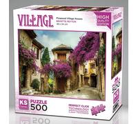 KS Games - Puzzle Case del villaggio fiorite - 500 Pezzi