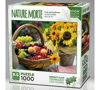 KS Games - Puzzle Frutta e girasoli - 1000 Pezzi