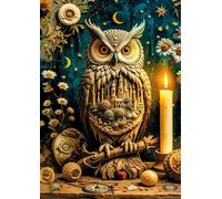 KS Games - Puzzle La città silenziosa osservata dalla civetta - 1000 Pezzi