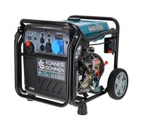 KS Könner & Söhne KS 8100iE G LPG/Petrolio Inverter Generator Power Generator, 8000 W 1 x 16 A (230 V), 1 x 32 A (230 V), 2 porte USB, Generatore Inverter with Copper Winding, Emergency Gas - Euro V