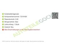 KS KOLBENSCHMIDT 77 688 620 principale Kit cuscinetti