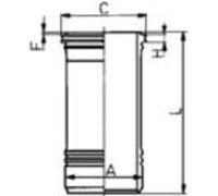 KS KOLBENSCHMIDT 88 429 110 lattina di cilindro