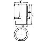 KS KOLBENSCHMIDT 89 301 110 lattina di cilindro