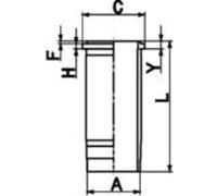 KS KOLBENSCHMIDT 89 399 110 lattina di cilindro