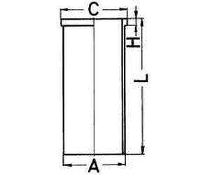 KS KOLBENSCHMIDT 89 404 190 Cilindro Vaso