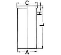 KS KOLBENSCHMIDT 89 543 190 Cilindro Vaso