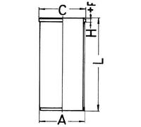 KS kolbenschmidt 89 734 190 Cilindro del Vaso