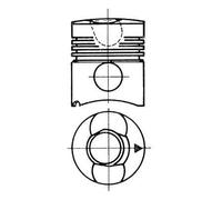 KS KOLBENSCHMIDT 92 334 800 pistone