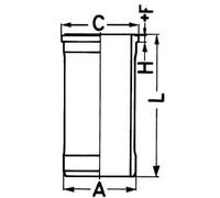 Kit di riparazione, pistone/canna del cilindro KOLBENSCHMIDT 93063961