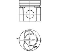 KS KOLBENSCHMIDT 99 484 600 pistone