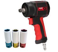 KS TOOLS 1/2" Chiave A Impulsi MiniDEVIL Max. 1084Nm Inclusi 3 Pezzi