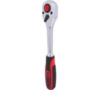 KS Tools 1/2 " Chromeplus Chiave a Cricco, 72 Dente , Manico IN Plastica