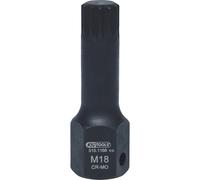 KS TOOLS 1/2 " Duodrive Spezial-Kraft-Bit-Stecknuss Xzn , M18, Giunto Sferico