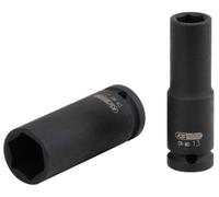 KS Tools 515.1121 Bussola Esagonale per Avvitatori ad Impulsi, Lunga, 21 mm, 1/2"