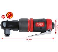 KS Tools 1/2 " Slimpower Mini-Druckluft-Umschaltratsche 34Nm