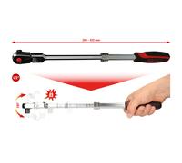 Ks tools 1/2 " Slimpower Teleskop-Gelenk-Umschaltknarre, 72 Dente 914.1220