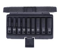 KS TOOLS 1/2" TX-E-Coppia Di Chiavi A Bussola, 9 Pezzi, E10-E24 1/2" Torx-E