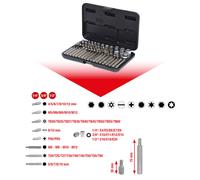 KS TOOLS Set chiavi a bussola Kit chiavi a bussola 911.4305 Acciaio per utensili
