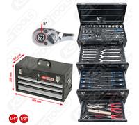 KS Tools 1/4 "+ 1/2 " Universal-Werkzeug-Satz, 99-tlg. 918.0200